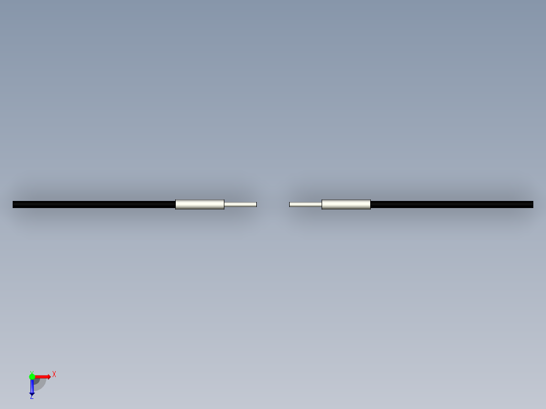 光纤元件对射型FT-D321Q-I俯视图