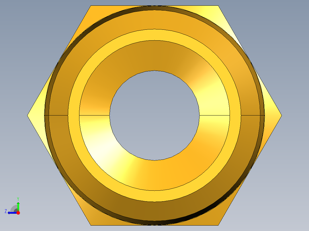 倒齿式工业管接头Beaded Hose Barb to male pipe 68HB-6-6右视图