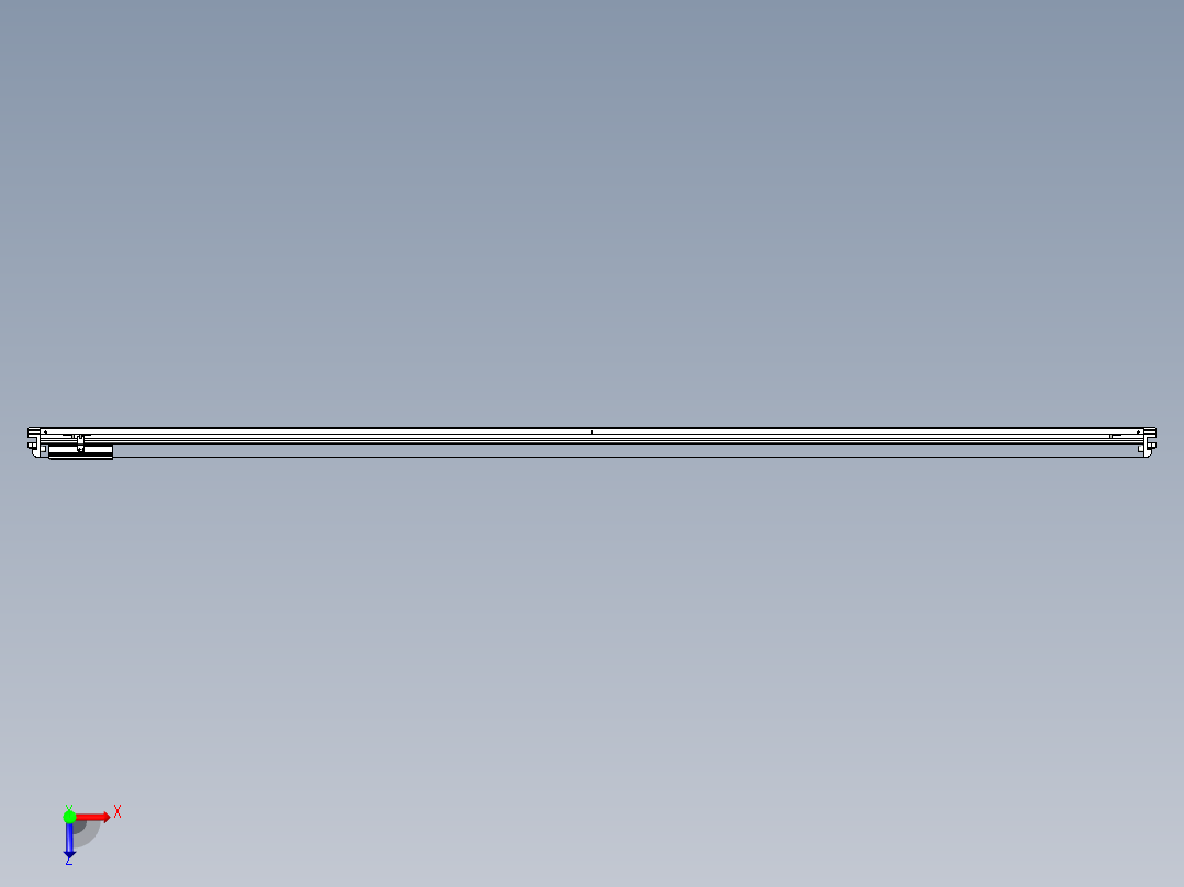 威洛博VL系列3d模型模组VL17E2Y-S2900俯视图