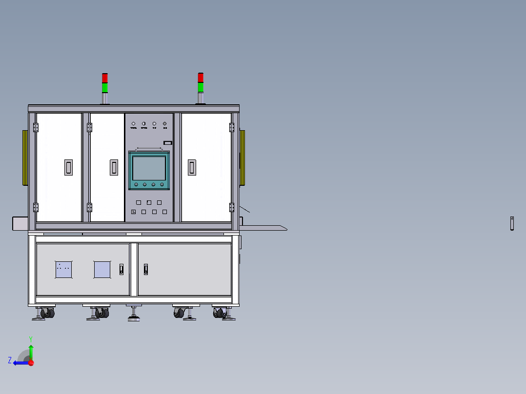 AR贴膜主机（sw12可编辑+工程图）右视图