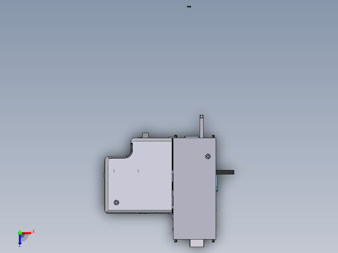 AR贴膜主机（sw12可编辑+工程图）俯视图