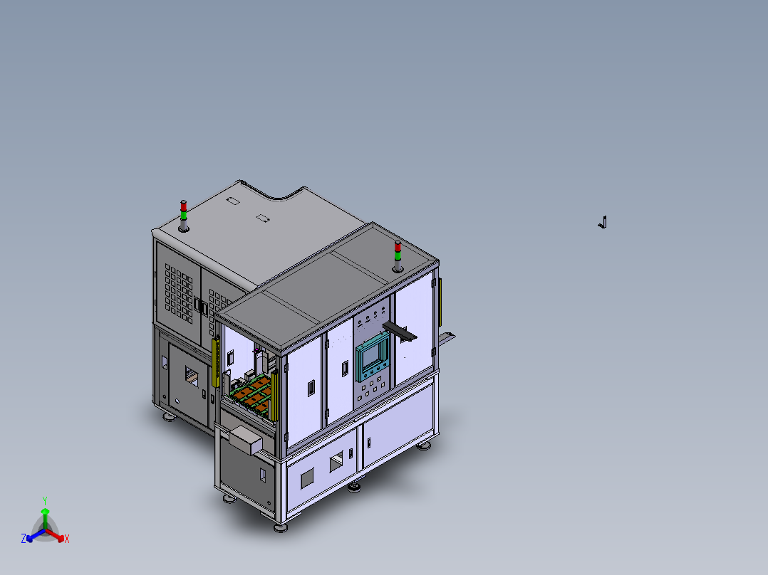 AR贴膜主机（sw12可编辑+工程图）正等轴测图