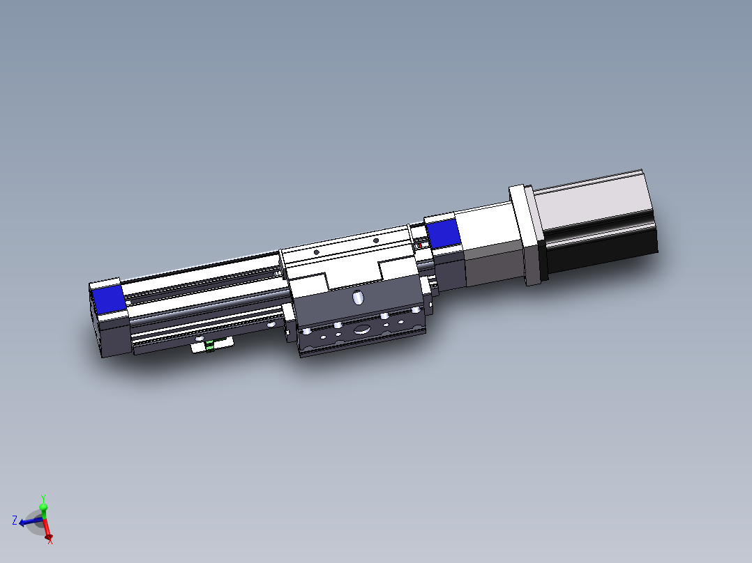 电动滑台模组SR45直连模型