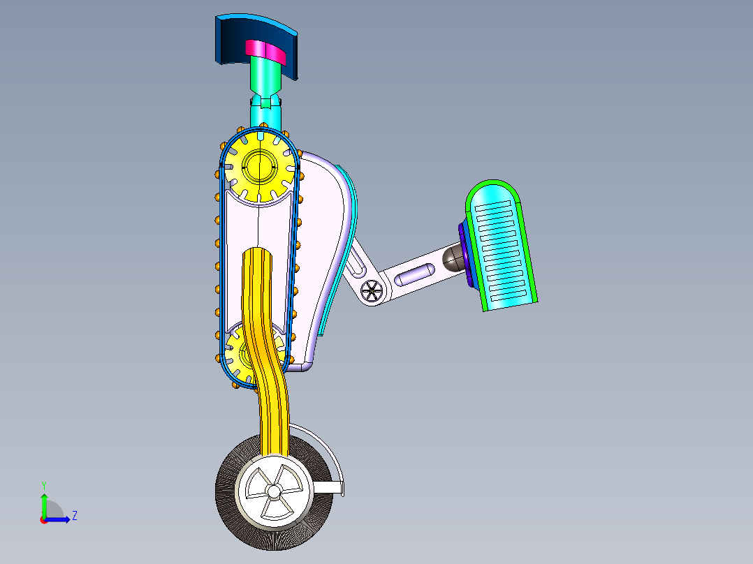 清雪机器人三维736947===40左视图