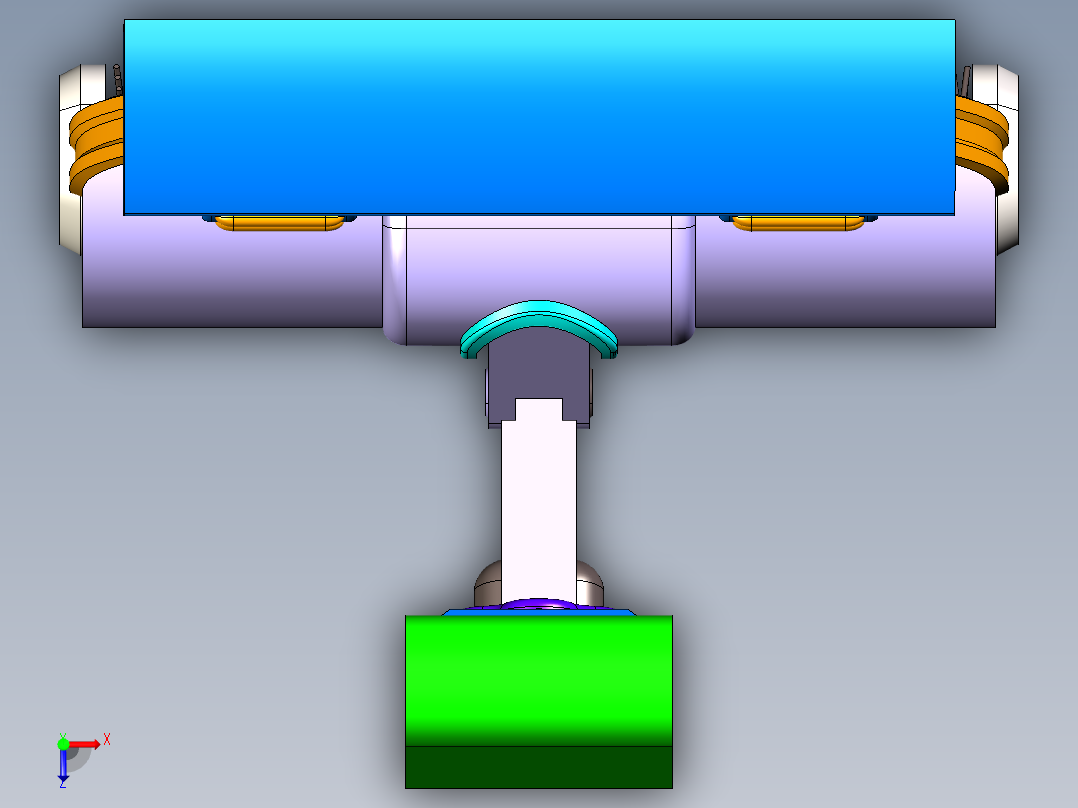 清雪机器人三维736947===40俯视图