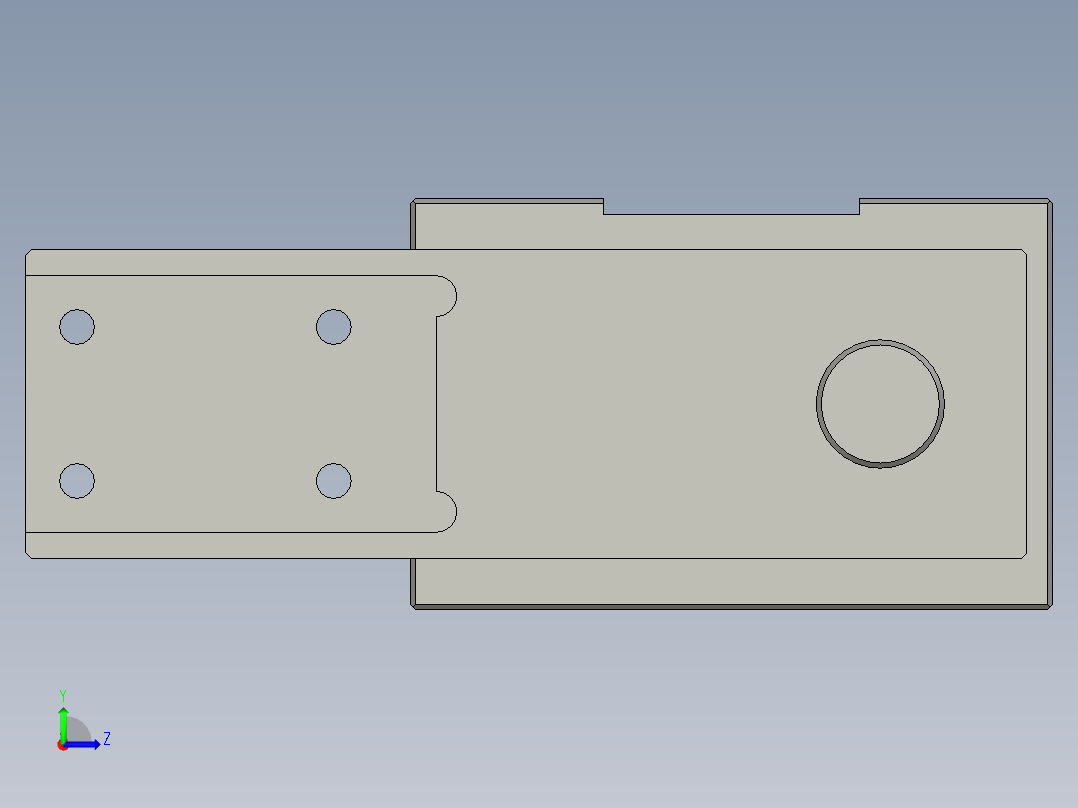 普通气爪PH07-50左视图