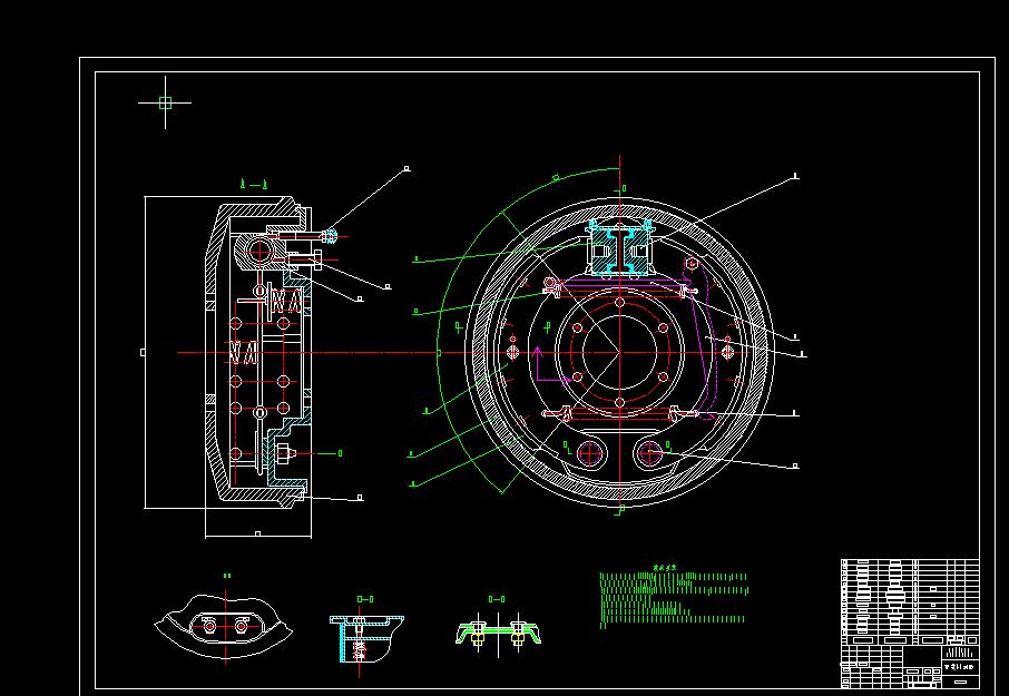 Santana3000轿车制动系统的设计【浮动前盘式和后领从蹄鼓式】