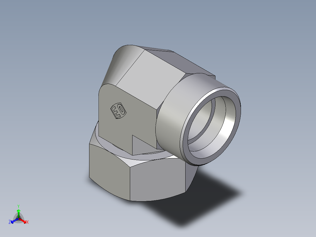 卡套式工业通用硬管接头EO_Swivel_nut_elbow_EW38SOMDCF