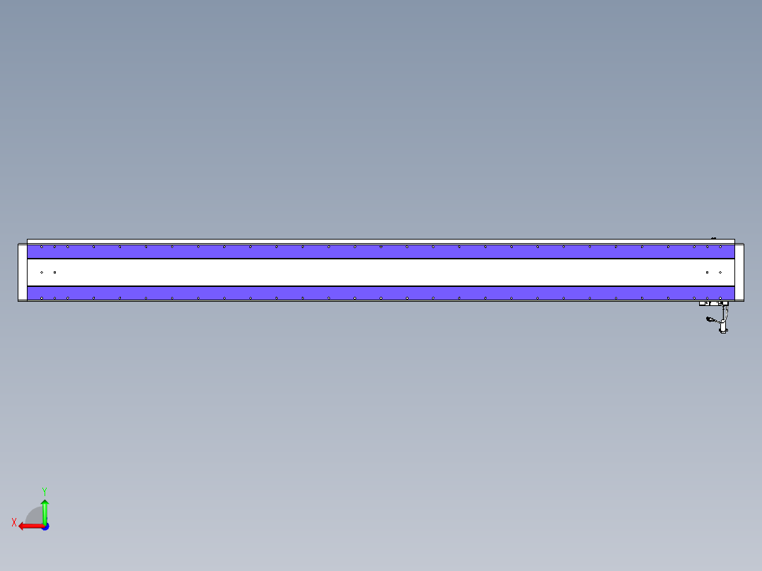 威洛博VL系列直线电机模组-VL22H1-S2550后视图