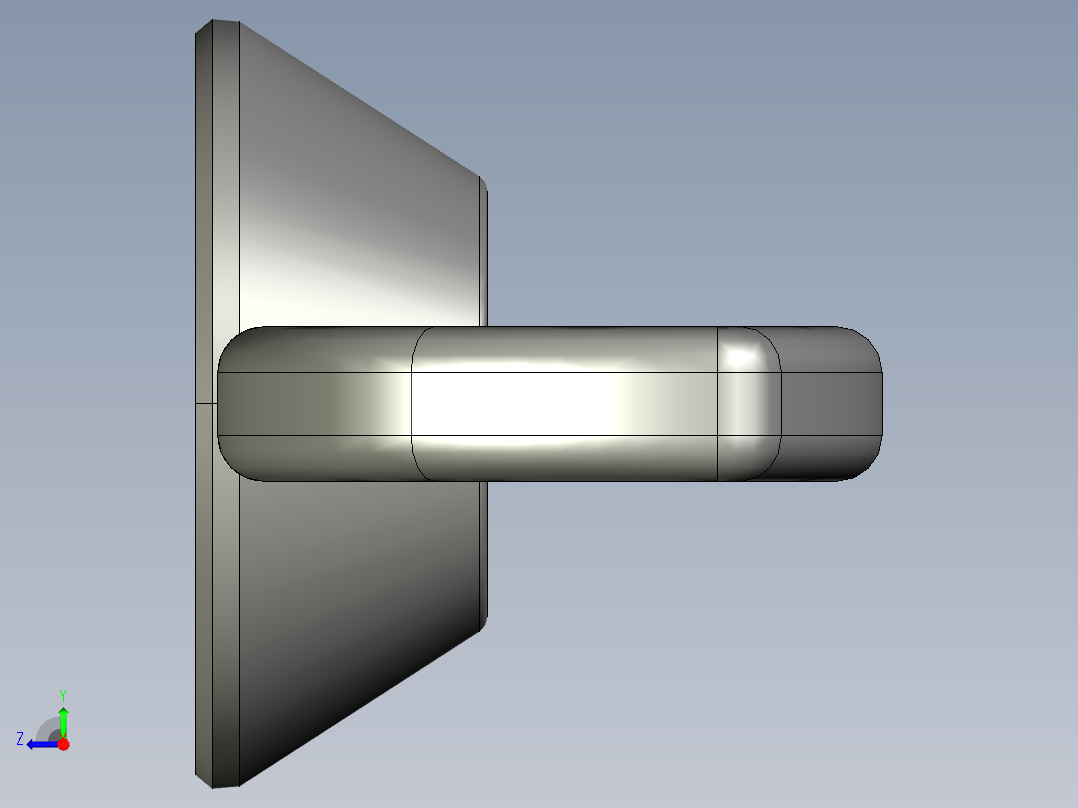 WING NUT 10-24 Thread size 27-64in Base Diameter.STEP右视图
