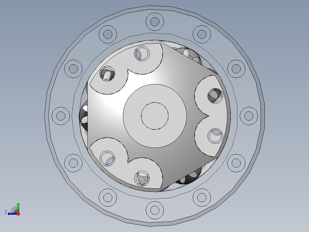 宝贝_斜齿轮差速器图纸(出售版)右视图