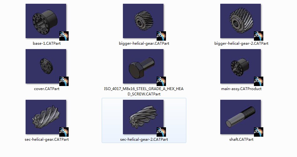 宝贝_斜齿轮差速器图纸(出售版)