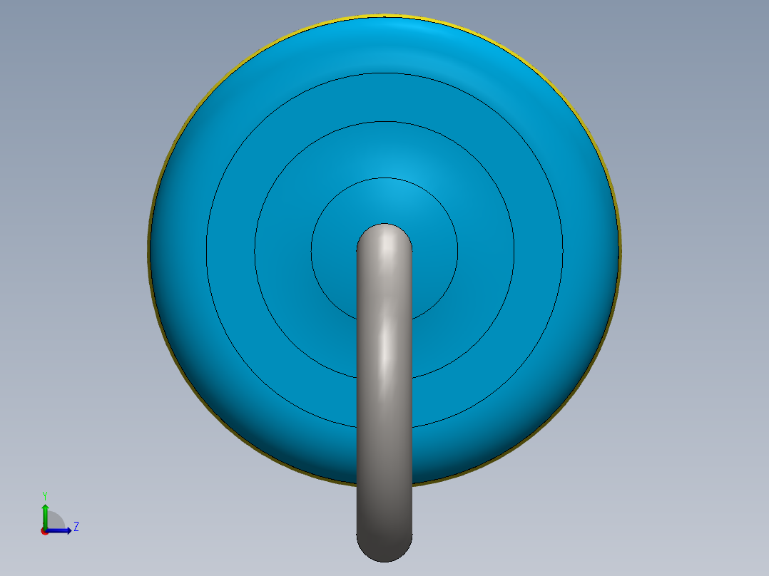 电容器 二极管 电阻器-Resistor Vertical 4.7K Ohm 1W左视图