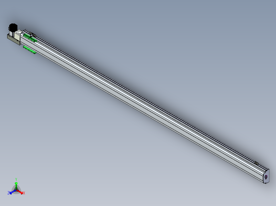 同步带滑台-半封闭B13H-L45-S2700-L-P40-D3