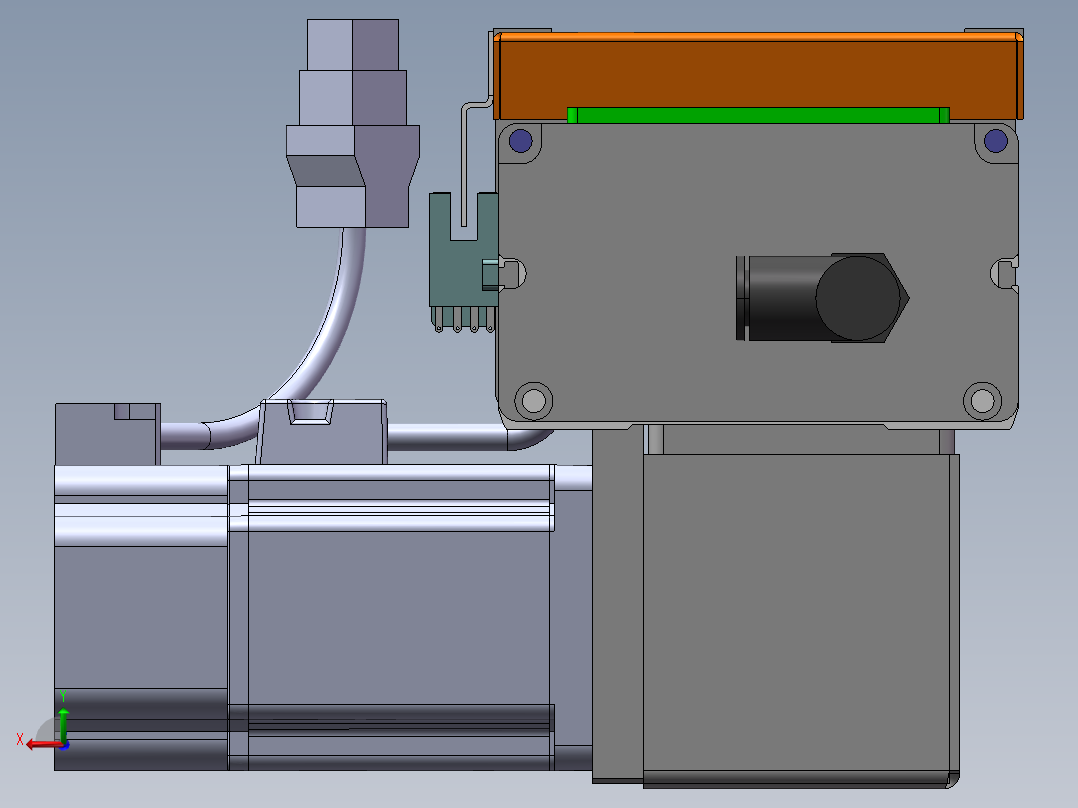 MCB同步带全封闭MCB10-LD-200W后视图