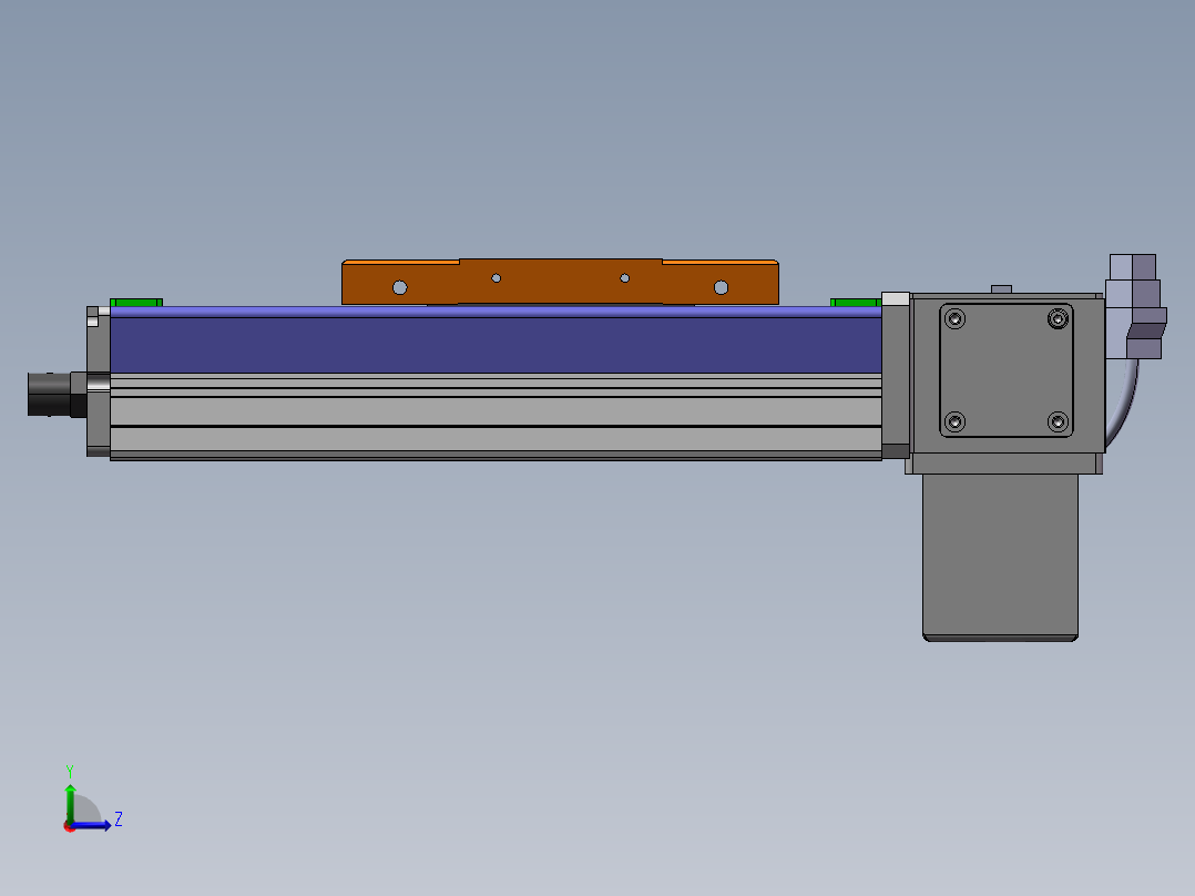 MCB同步带全封闭MCB10-LD-200W左视图