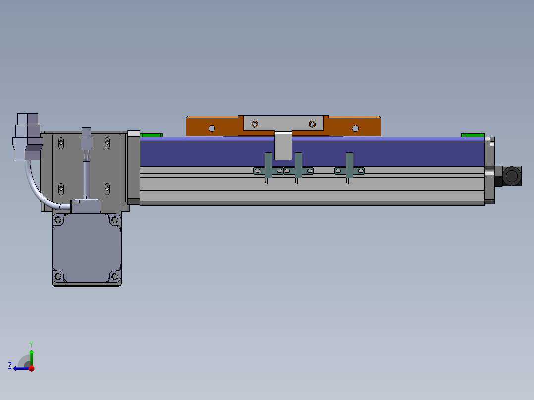 MCB同步带全封闭MCB10-LD-200W右视图