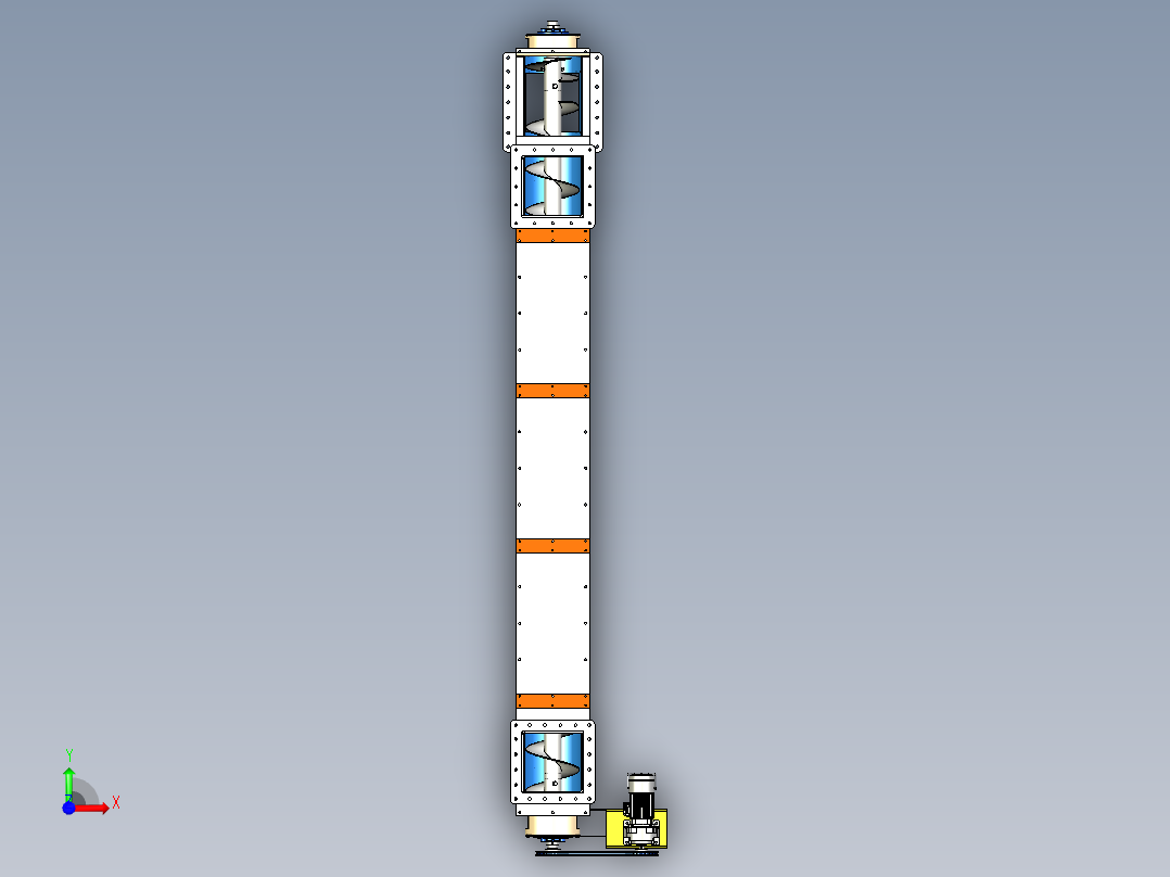 螺旋输送机前视图