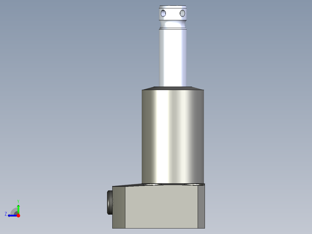 KOSMEKTLB0601-2CL-Q多系列多零件图纸模型右视图