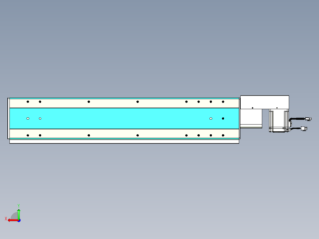 威洛博VBC同步带传动一无尘环境VBC17-L45-S650-BR-ZP75-C3后视图