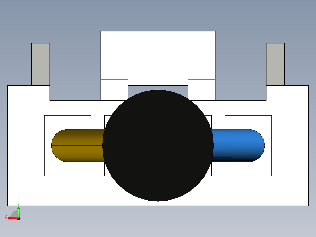 槽型光电传感器LU-E300后视图
