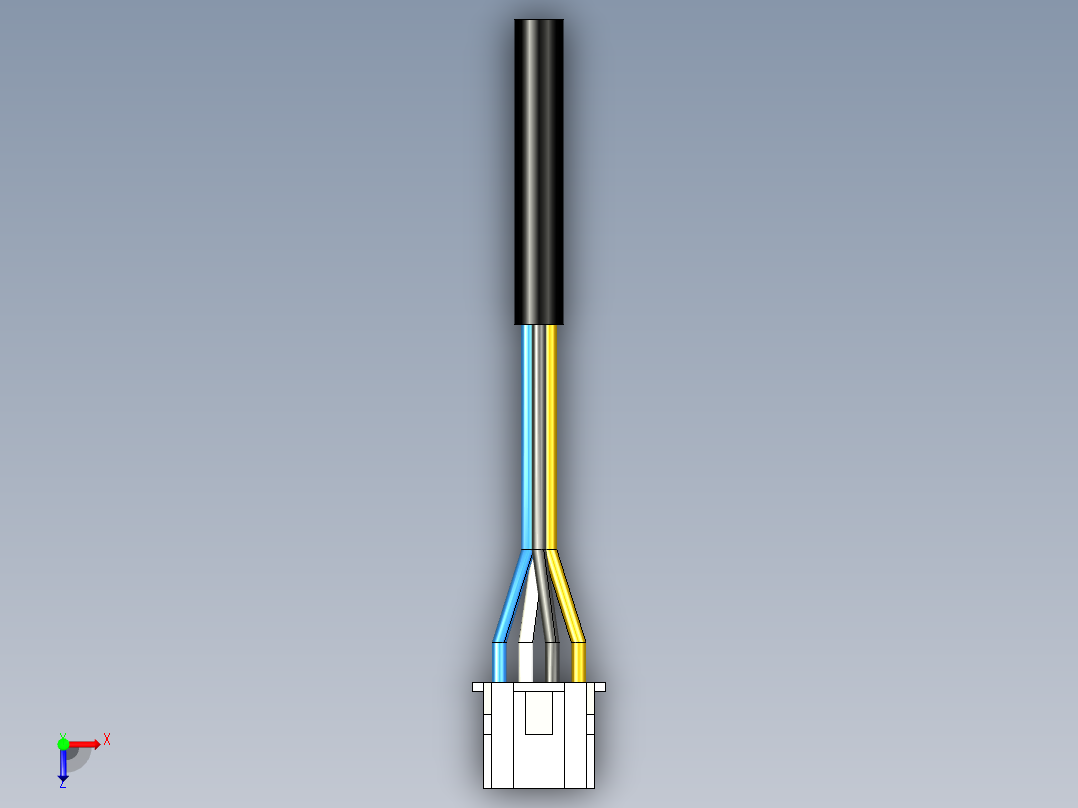 槽型光电传感器LU-E300俯视图