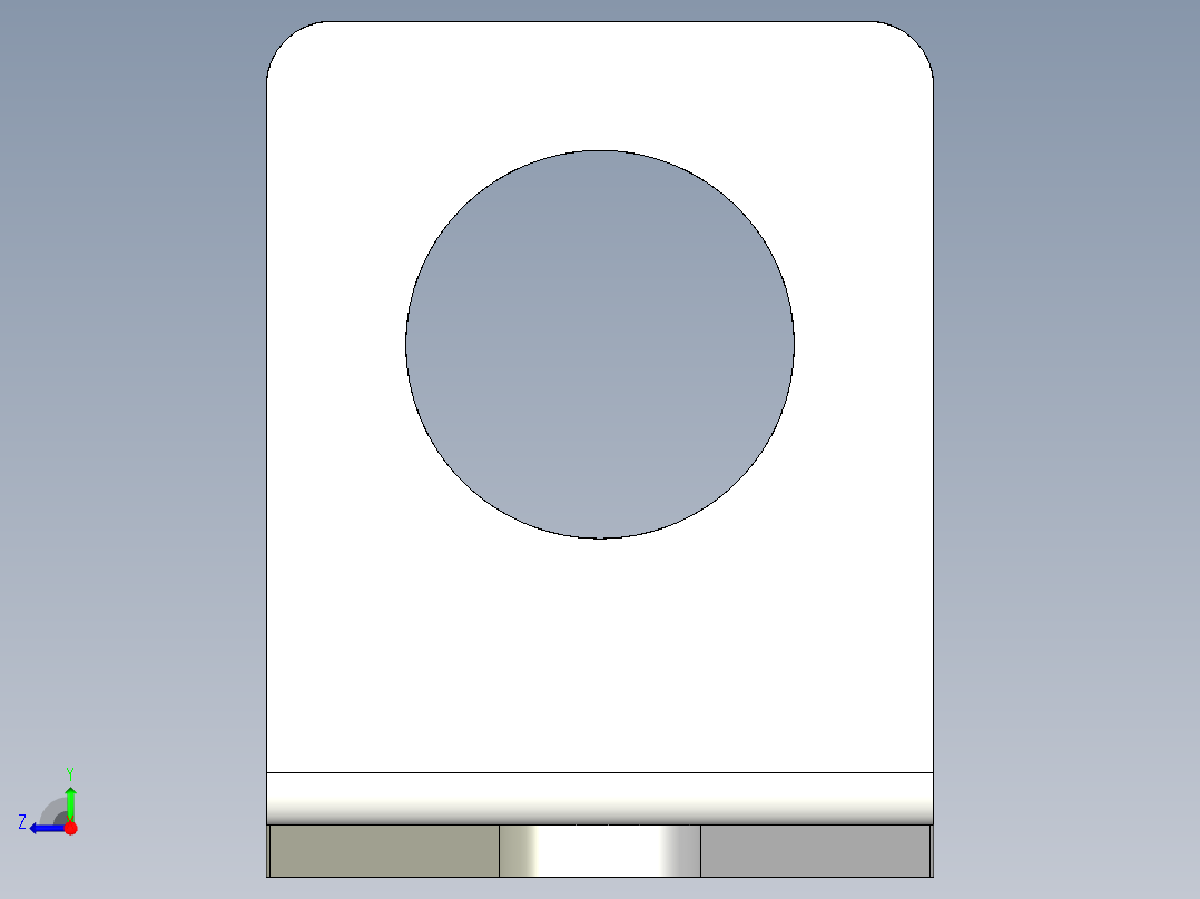 基恩士PZ-B04_kc图纸模型右视图