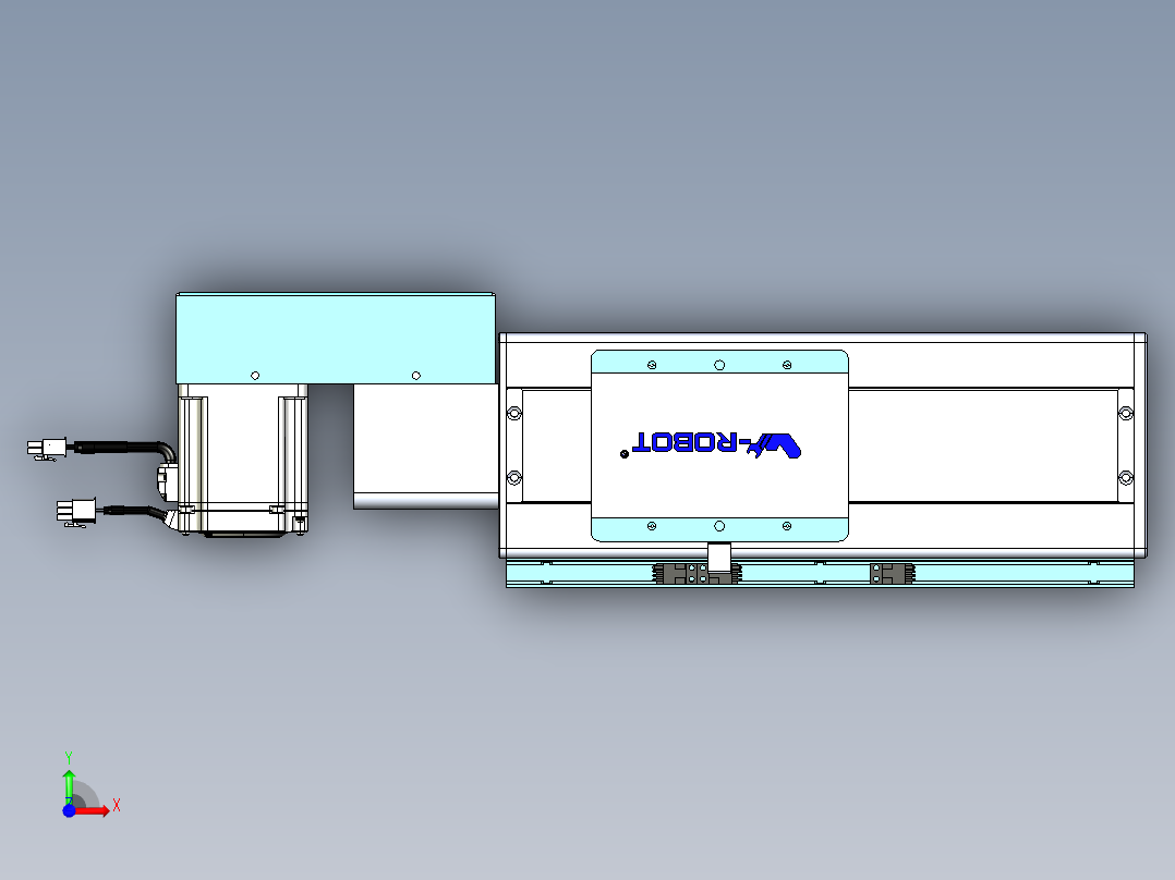 威洛博VBC同步带传动一无尘环境VBC14-L45-S100-BR-ZP75-C3前视图