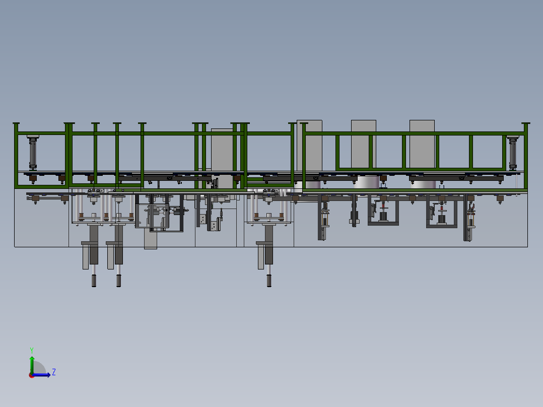 马达组装左视图