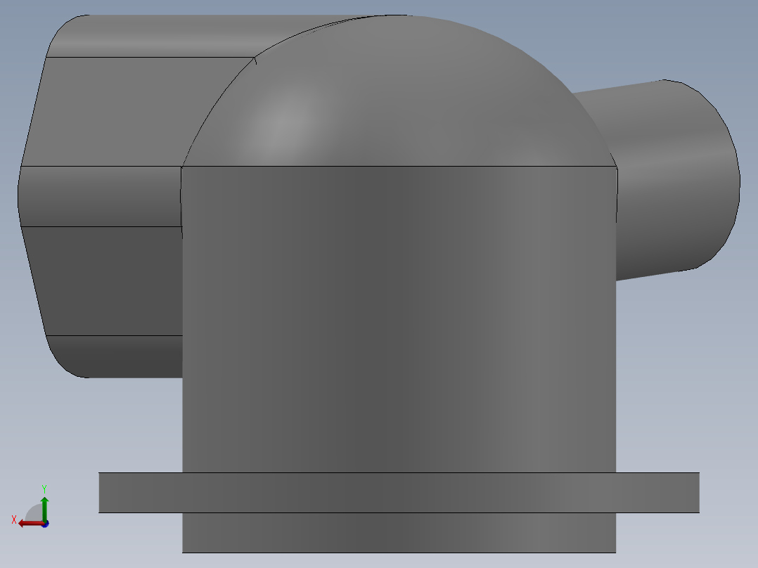 Modelo 3D模型后视图