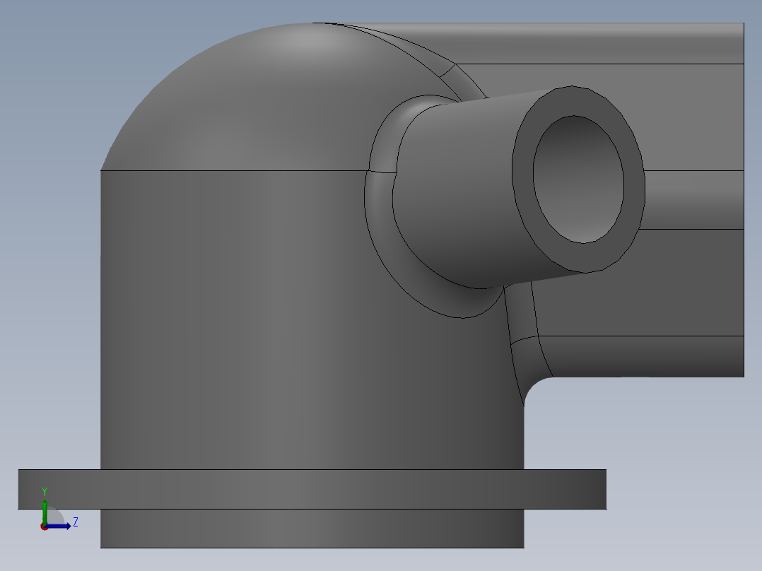 Modelo 3D模型左视图
