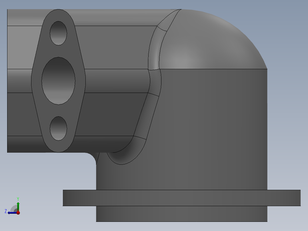 Modelo 3D模型右视图
