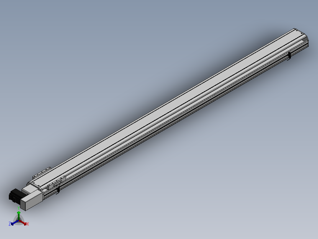 精密模组MT140-L110-1900-R-M40-C4正等轴测图