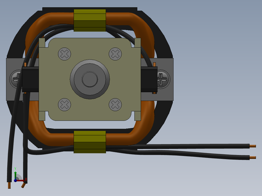 两款单相交流串励电机HC54==381226==40前视图
