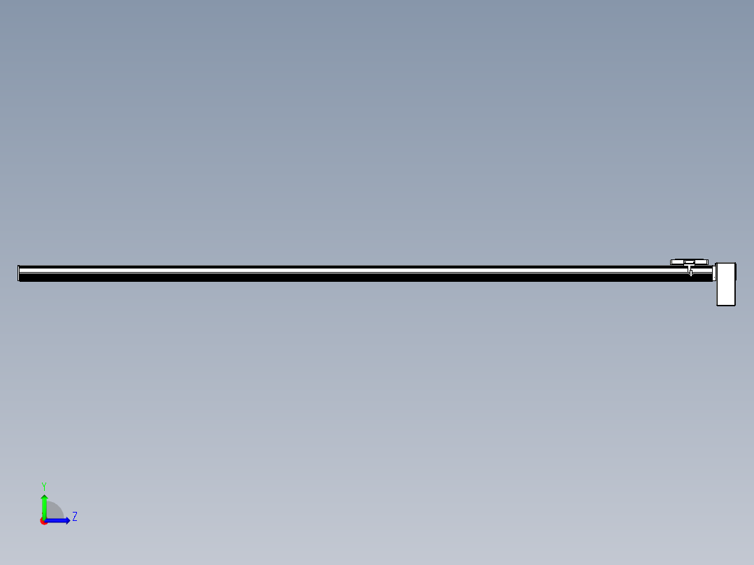 同步带全封闭直线模组TPA-HCB-105D-90-L2200-LP-C-P20-N3左视图