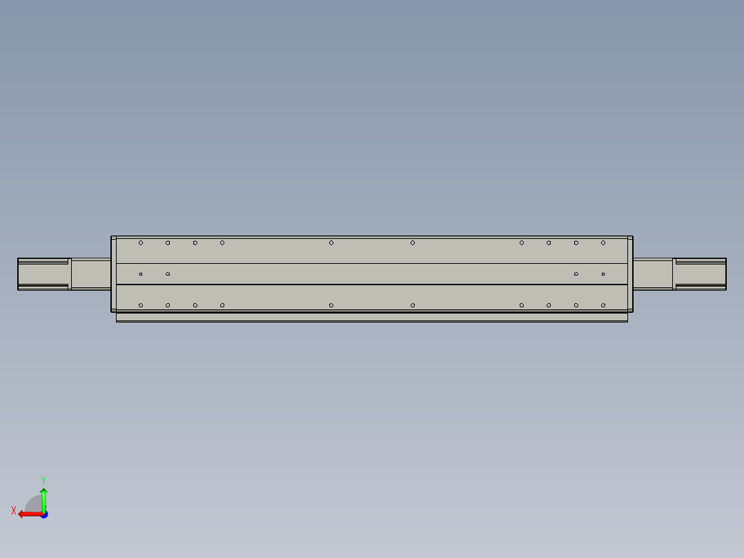 威洛博双电机滑台-VC14D2-S200-BC-P40-C6后视图
