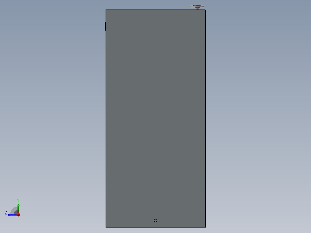 紧急复合式冲淋洗眼房SW模型设计右视图