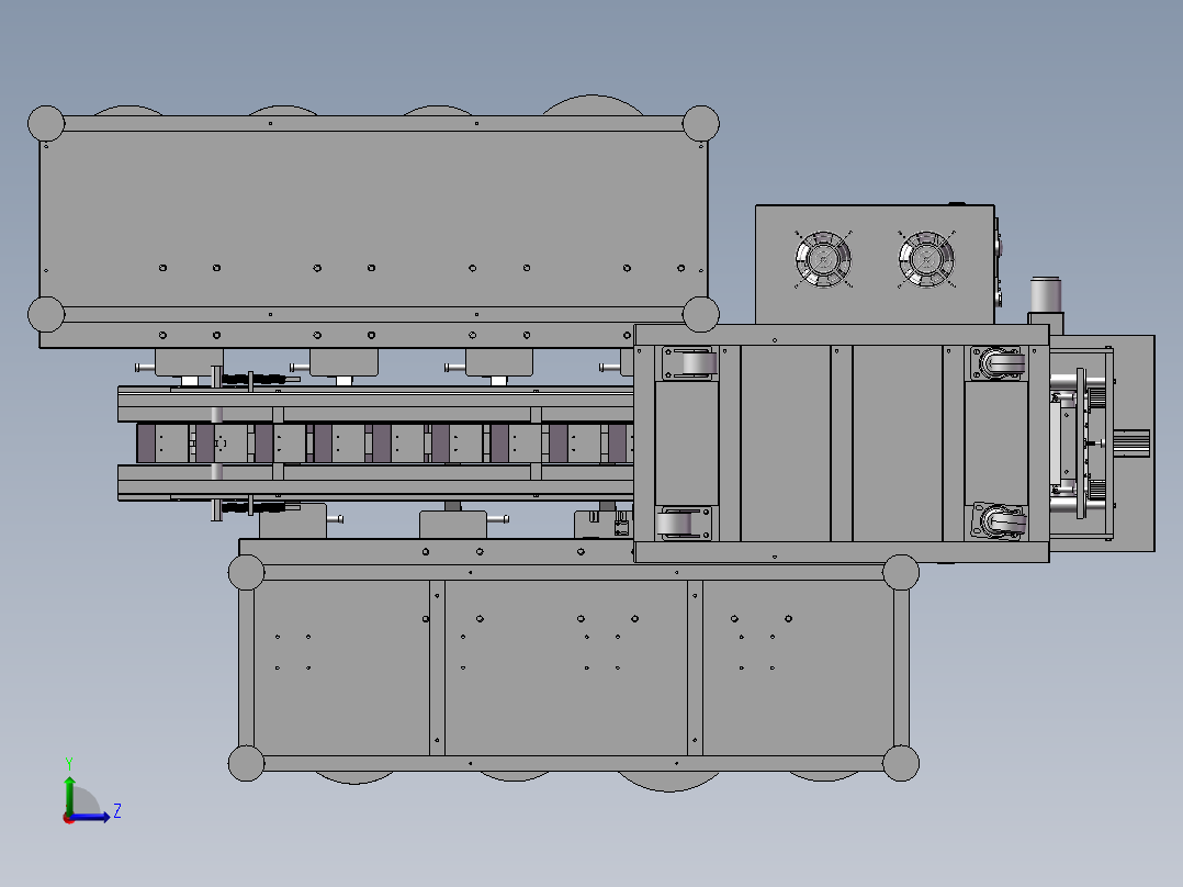 25振盘螺丝包装机左视图