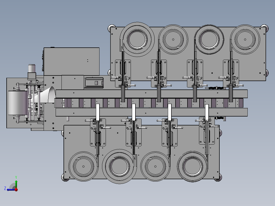 25振盘螺丝包装机右视图