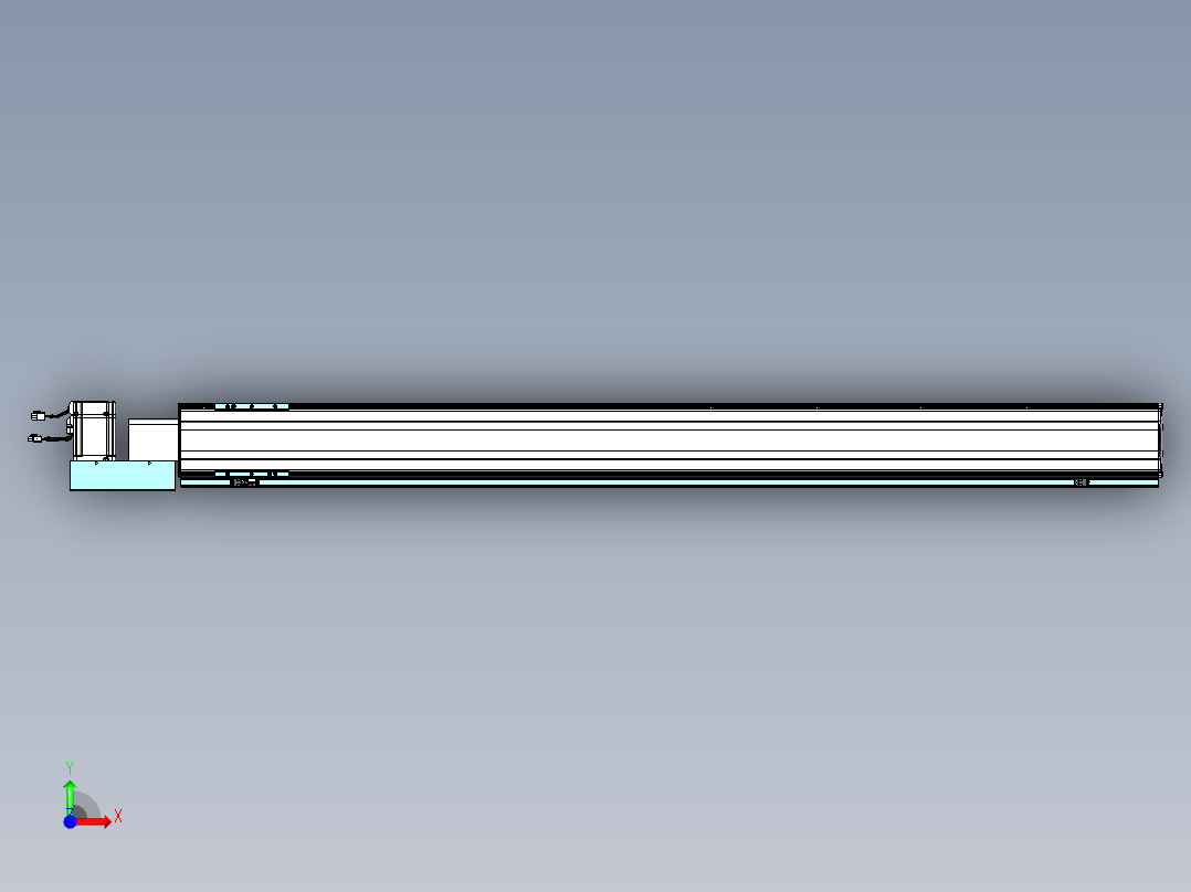 威洛博VBF同步带传动一般环境VBF14-L45-S1550-BL-ZP75-C3前视图