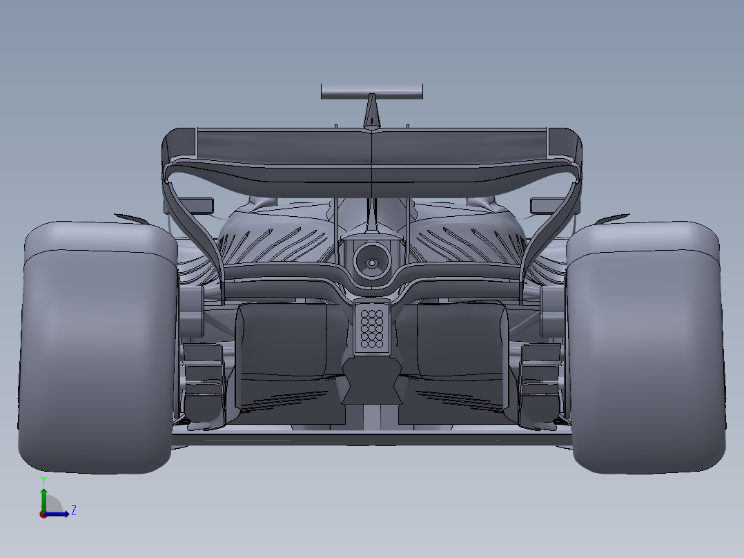 法拉利车队一级方程式赛车左视图
