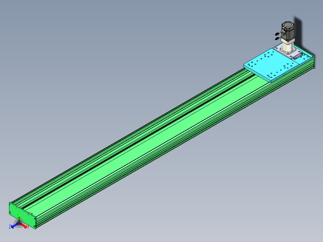 东锦齿条传动DH270G-L167-S2350-BU-减速机+750W