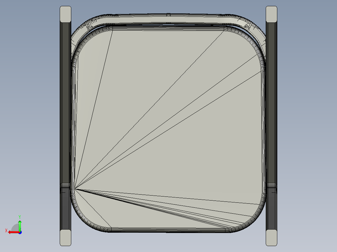 漂亮的凳子后视图