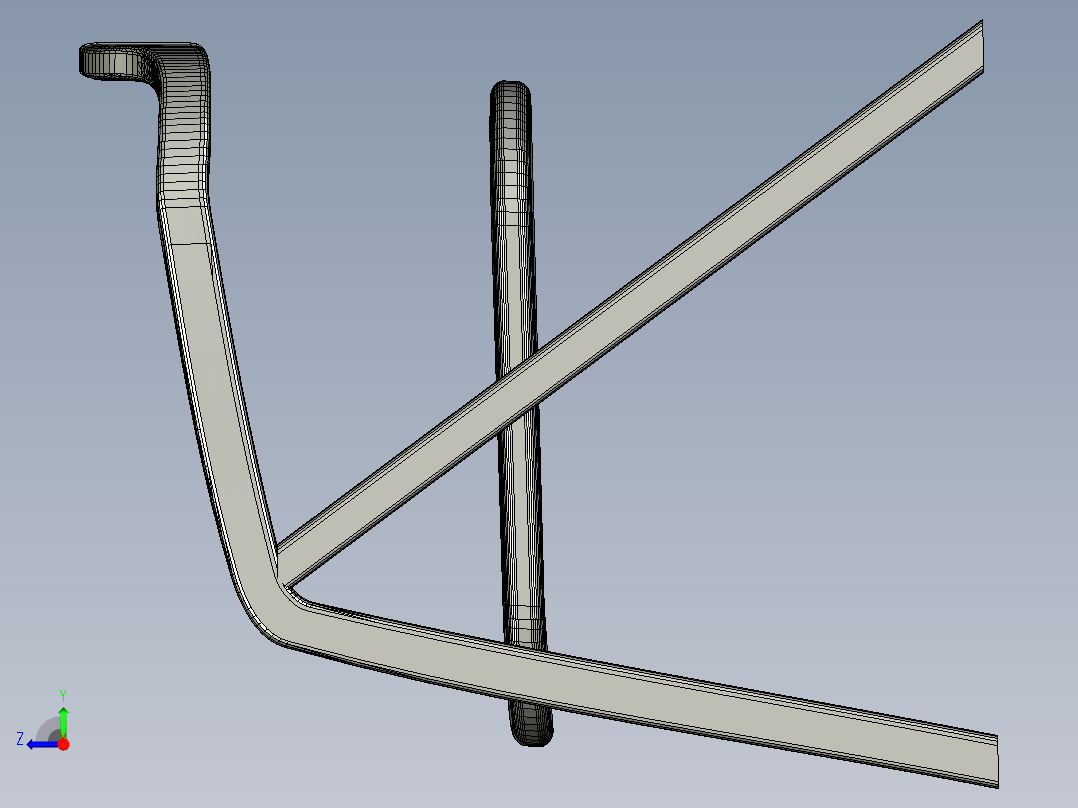 漂亮的凳子右视图