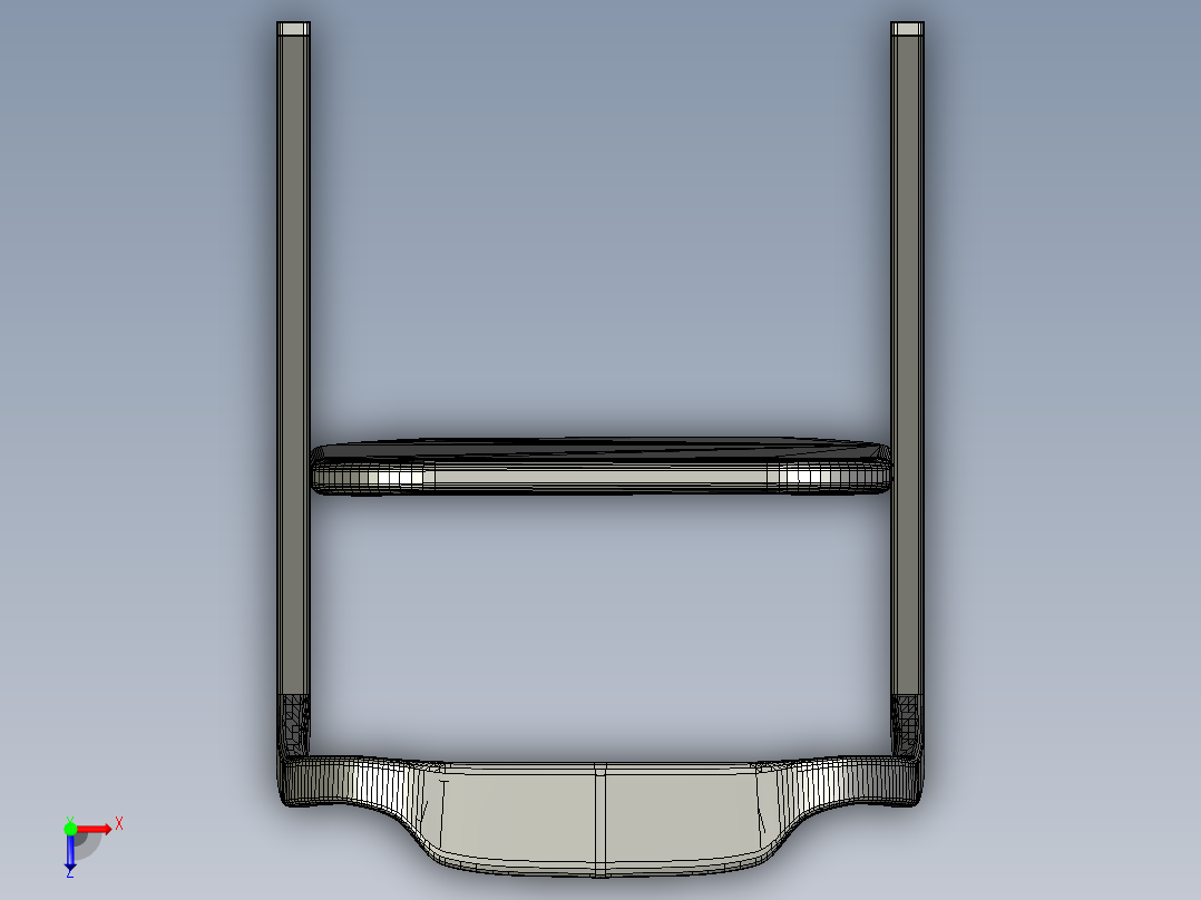 漂亮的凳子俯视图