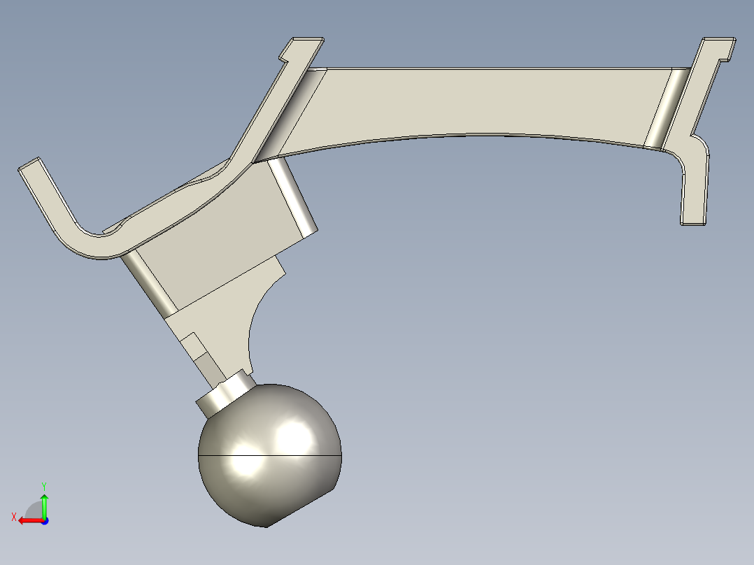手机支架后视图