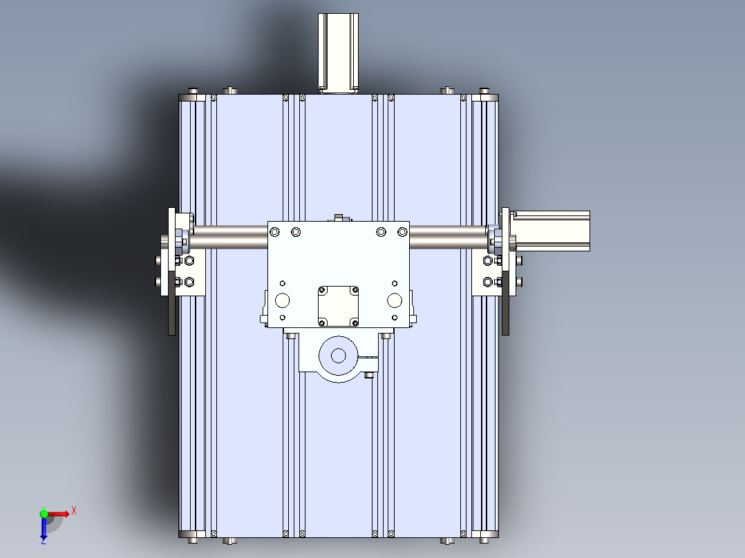 数控机床 (1)俯视图