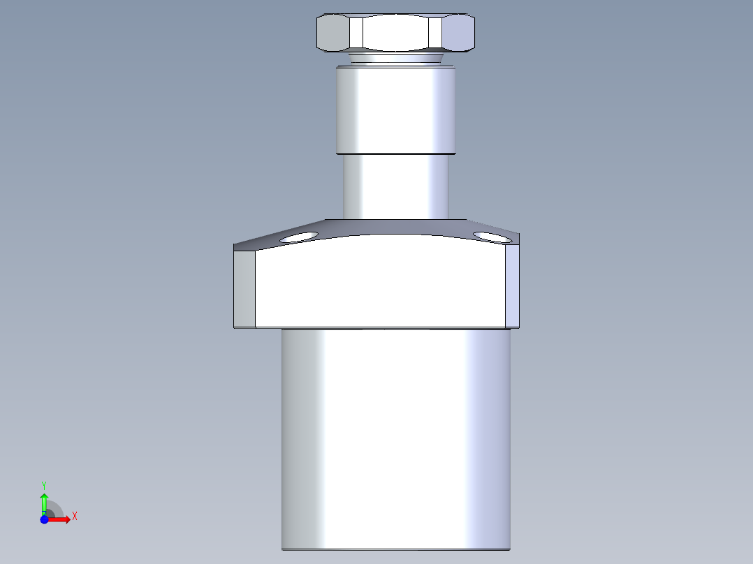 KOSMEKLHA0650-SL-Y45多系列多零件图纸模型前视图