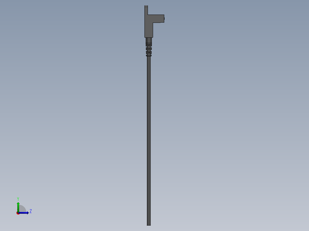 欧姆龙6系槽型光电（常用）导线引出型2M-EE-SX674-WR左视图