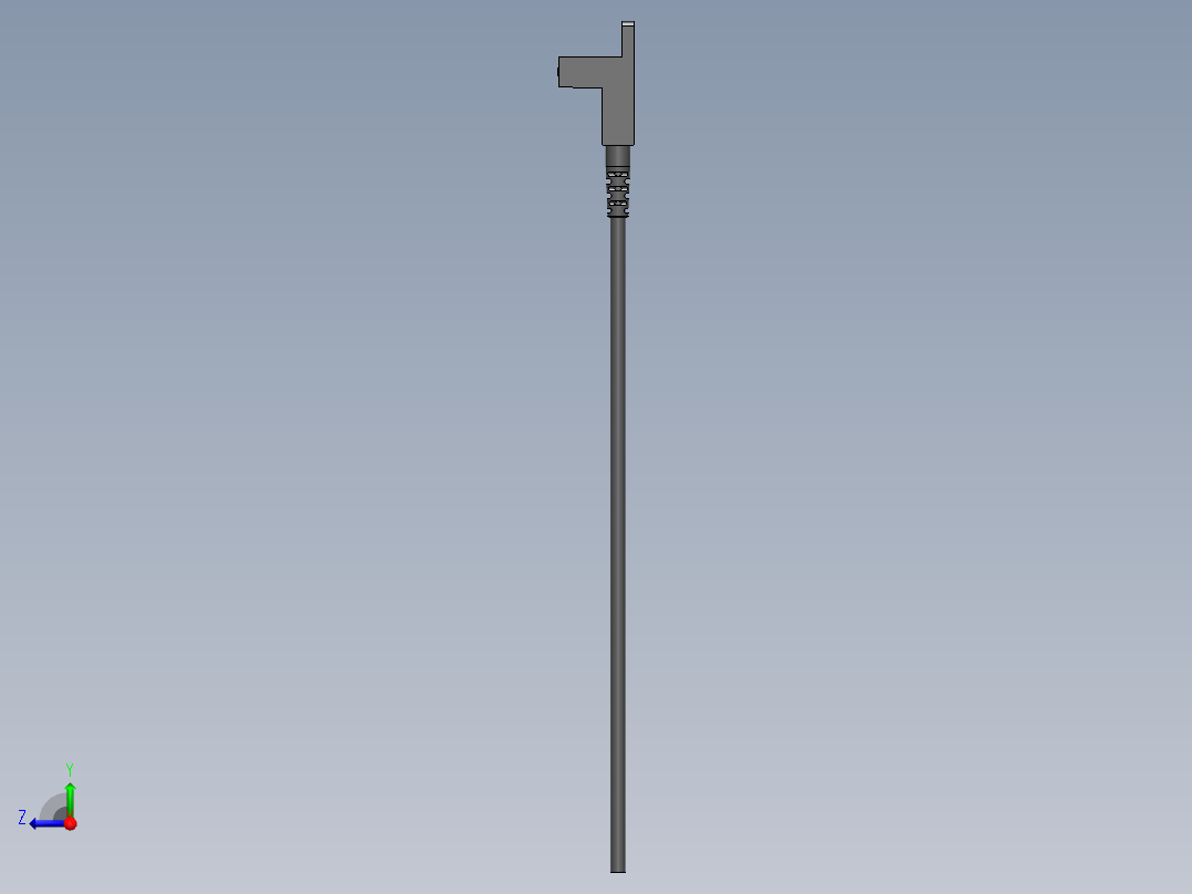 欧姆龙6系槽型光电（常用）导线引出型2M-EE-SX674-WR右视图